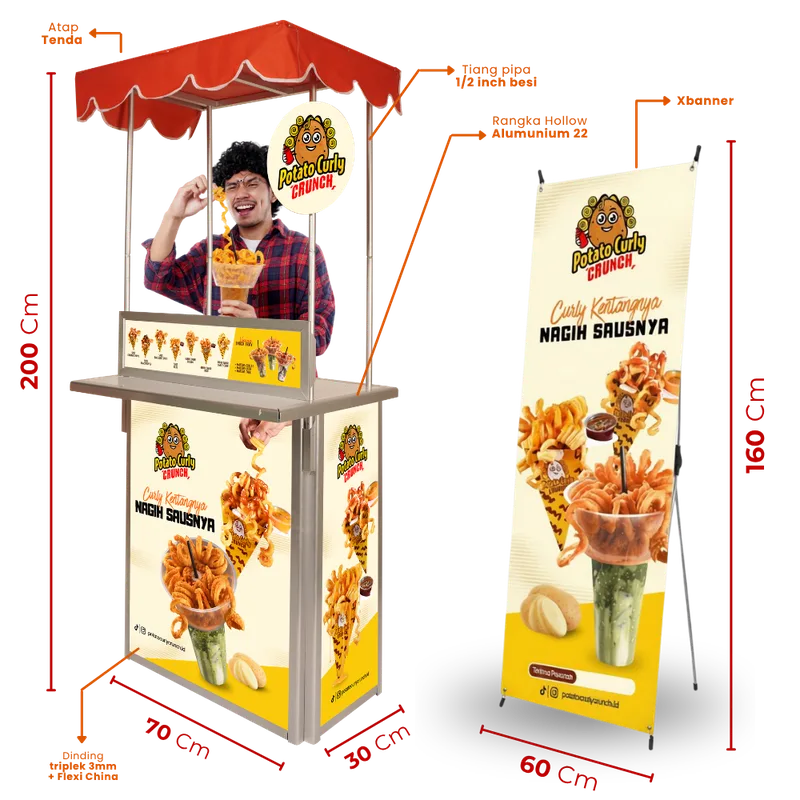 Paket Bronze (Booth Portable Tenda)